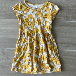 Carter’s girl’s yellow butterfly pattern dress.